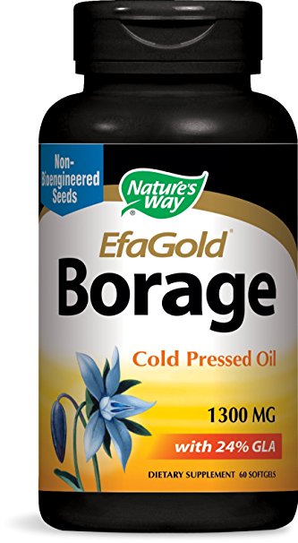 Nature's Way, EFAGold, Borage, 1300 mg, 60 Softgels