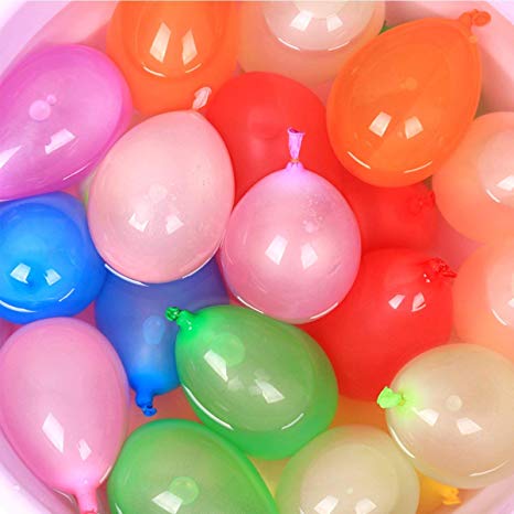 AzBoys 1000pcs Small Latex Water Balloons,Colorful Air Balloons,Biodegradable Summer Splash Water Balloon Toys,for Water Bomb Game Fight Sports Fun Party