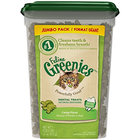 FELINE GREENIES Dental Cat Treats