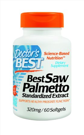 Doctors Best Best Saw Palmetto Extract 320 mg Softgel Capsules 60-Count