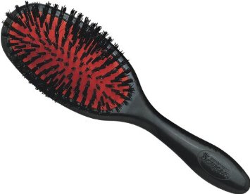 Denman Natural Bristle Grooming Brush, Medium