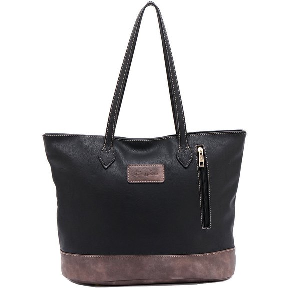 ZMSnow Womens Vintage Soft Leather Large Tote Shoulder Bag Luxury Mix Color Handbag
