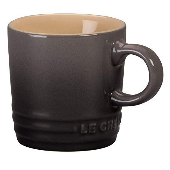 Le Creuset of America PG8005-007F Le Creuset Stoneware 3.5OZ. Espresso Mug-Oyster, 3.5 Ounce