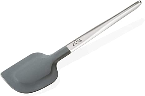 All Clad Silicone Tools Spatula For Cooking Baking And Serving, Stainless Steel and Black