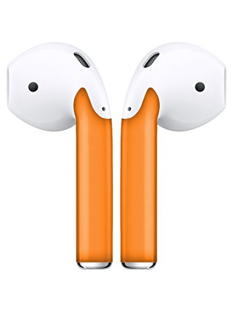 AirPod Skins Stylish and Protective Wraps - Covers for Your Apple AirPods (Pumpkin)