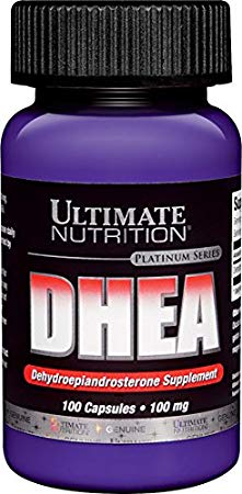 Ultimate Nutrition DHEA 100 mg. 100 Capsules (Pack of 2)