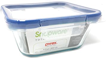 Snapware, Glass Square Medium Without Lid, 1 Each