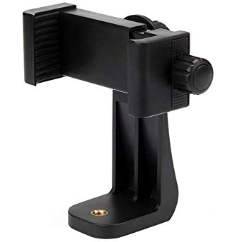 Phone Tripod - PhoneTripod Mount, Universal Smartphone Tripod Adapter Fits Phone, Samsung, and All Phones, Rotates Vertical and Horizontal, Adjustable Clamp, Cell Phone Holder (Mount Adapter)