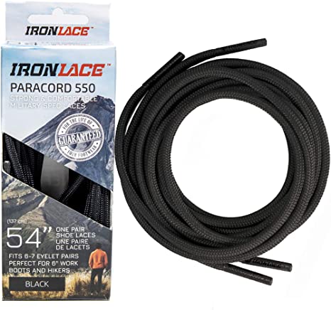 Ironlace Paracord Shoelace Boot Lace