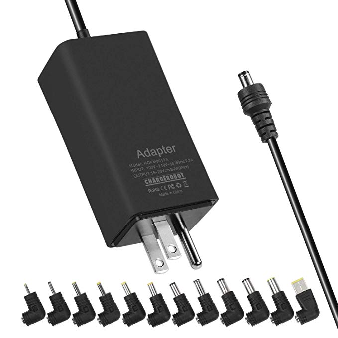 90w Universal Laptop Charger Power Adapter Supply for Lenovo Hp Dell Acer Asus IBM Toshiba Compaq Samsung Sony Fujitsu Gateway Notebook Ultrabook,Portable Multifunction Travel Laptop Charger DC15-20V