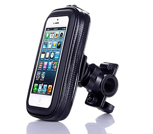 BicycleStore® Waterproof Universal Adjustable Cell Phone Holder Mount Cradle Shock-Protected Bicycle Holder Mount With Waterproof Pouch Case for Samsung GALAXY S6 iPhone 6/6s 4.7 Inch 5.5 Inch