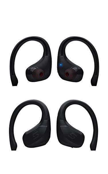 Waterproof Sport Earbuds Wireless Bluetooth Headphones Rechargeable HD Stereo Sweatproof In Ear Earbuds for Gym Running Workout Noise Canceling Headsets