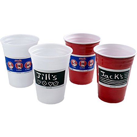 24 Count Red 18 Oz Etch-it Party Cups Pack