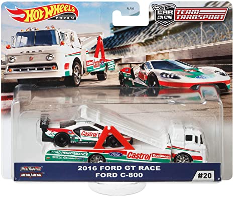 Hot Wheels Team Transport 2016 Fort GT Race Ford C-800 Vehicle