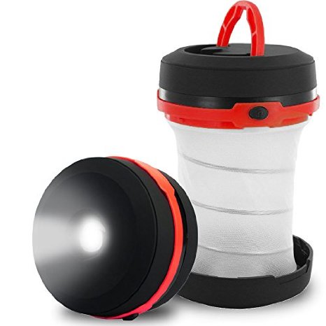 Collapsible Eveready LED Flashlight Lantern Useful in Backyards, Camping, Outdoors, and in Emergencies like Hurricanes, Light Shortages, and Floods