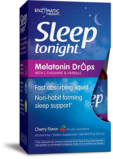 Nature's Way Sleep Tonight Melatonin Drops, Cherry, 2 Ounce