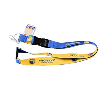 NBA Golden State Warriors Reversible Clip Lanyard Keychain Id Ticket Holder