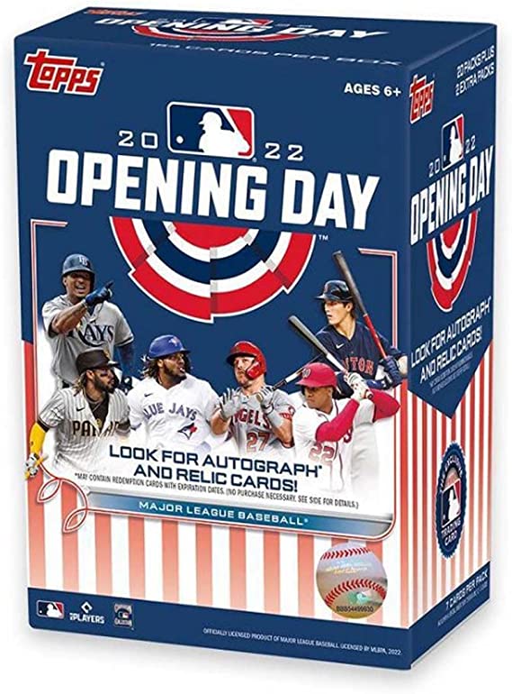 2022 Topps Opening Day Baseball Blaster Value Box - 154 Trading Cards per Box