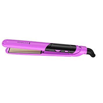 Remington S9610 T|Studio Silk Ceramic Slim Hair Straightener, Flat Iron, 1-inch Ceramic Plate (Purple)