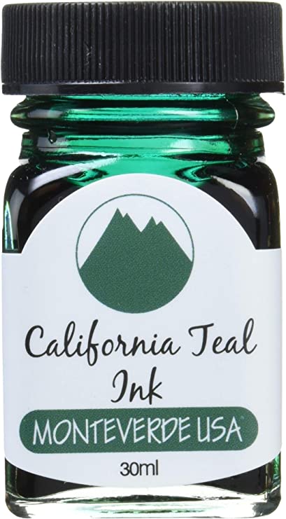 Monteverde USA Ink with ITF Technology, 30 ml California Teal (G309CT)