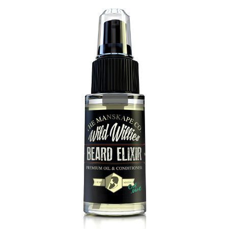 NEW Cool Mint Wild Willie's 1 Ounce Beard Elixir -This Amazing Beard Oil is Made Of 10 Natural Organic Nutrient Rich Essential Oils That Condition and Treat Each and Every Hair. Made in the USA.