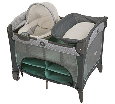 Graco Pack 'N Play Playard with Newborn Napperstation DLX, Manor