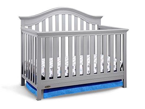 Graco Bryson 4-in-1 Convertible Crib, Pebble Gray