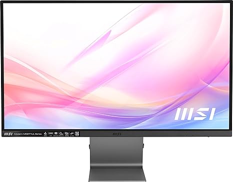 MSI Modern MD271UL, 27", 3840 x 2160 (UHD), IPS, 60 Hz, 4ms, HDMI, DP Port, USB C, Tilt, Silver