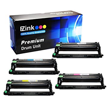 E-Z Ink (TM) Compatible Drum Unit Replacement For Brother DR221CL (1 Black, 1 Cyan, 1 Magenta, 1 Yellow Drum Unit) Compatible With HL-3140CW HL-3170CDW MFC-9130CW MFC-9330CDW MFC-9340CDW Laser Printer