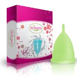 Blossom Large Green Menstrual Cup in Reusable Menstrual Cups Large Green