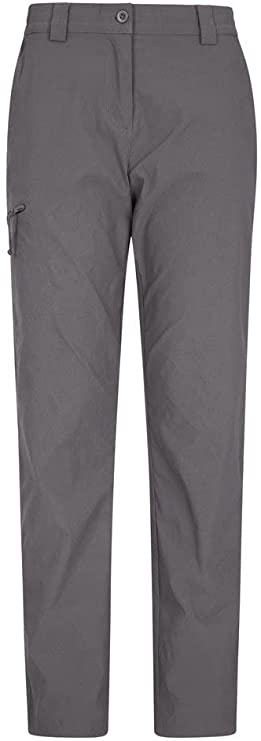 Mountain Warehouse Hiker Stretch Womens Trousers - UV Protection Ladies Pants, Quick Drying Bottoms, Multiple Pockets - Best for Outdoors, Picnic, Parks