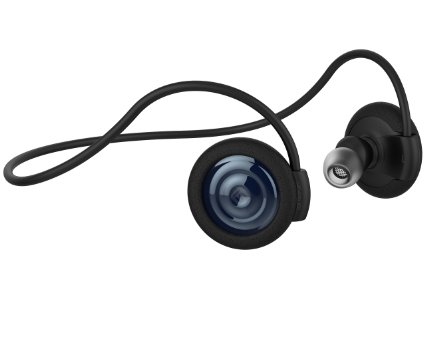iansean Muset1c Wireless Sports Bluetooth 4.1 Stereo Apt-X Earbuds Handsfree (Navy)