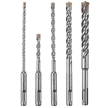 Bosch HCK005 5-Piece S4L SDS-plus Rotary Hammer Drill Bit Set