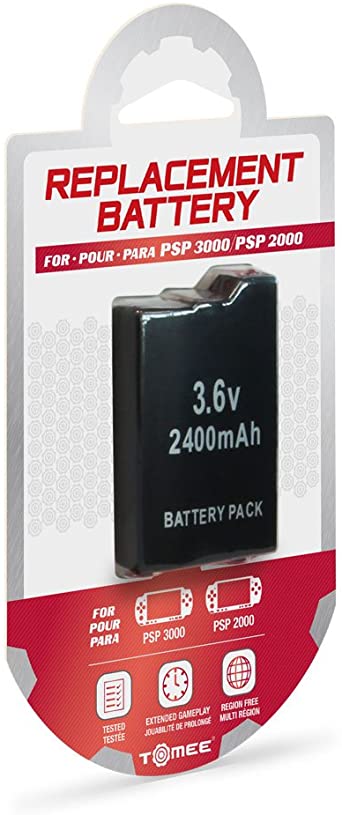 Tomee Replacement Battery for PSP 3000/ PSP 2000