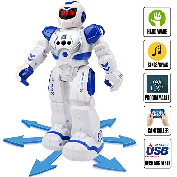 Senroke Remote Control RC Robot Toys, Dancing Robot Kit For Kids , Robotic Toys With Infrared Controller, Programmable