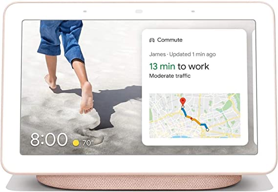 Google Nest Hub with Google Assistant - Sand (GA00517-CA)