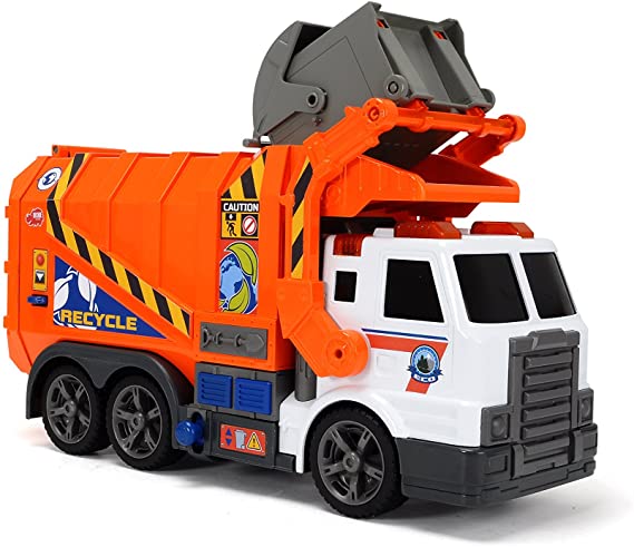 Dickie Toys Light and Sound Garbage Truck