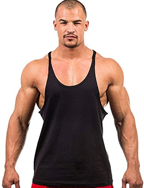 Iwearit Brand Y-Back Muscle Tanktop Straight Bottom - Made in USA