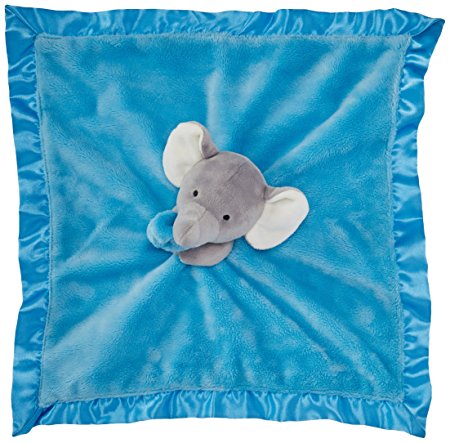 Carter's Cuddle Plush Blanket Elephant, Grey/Blue