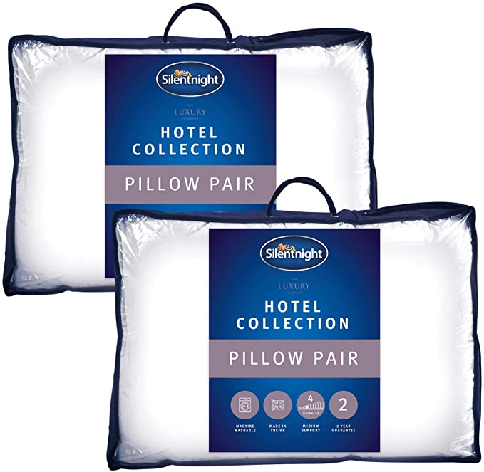 Silentnight Hotel Collection Piped Pillow - 4 Pack