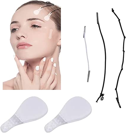 Face Lift Band,Chin Lift Tape,40 Pcs V Face Sticker,Face Thin Tape,Thin Face Stickers,Face Slimming Tool,for Tightening Skin and Eliminating Wrinkles