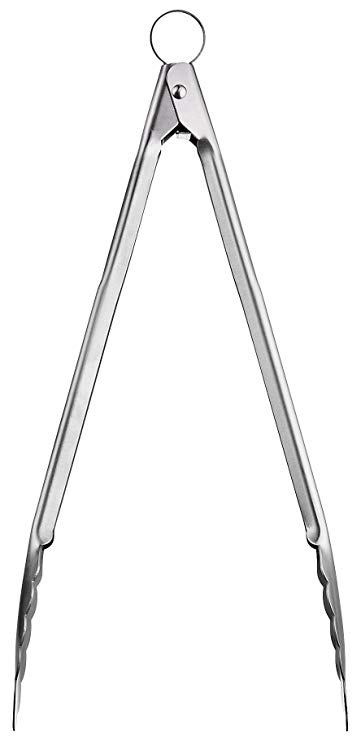 Cuisipro 16-Inch Stainless Steel Locking Tongs