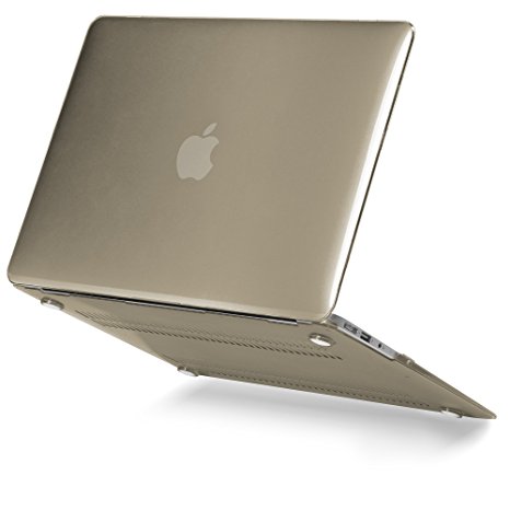 Macbook Air 13 Case, GMYLE Hard Case Metallic Color for Macbook Air 13 inch (Model: A1369 and A1466) - Metallic Dark Gold Polycarbonate Cover