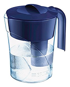 Brita Classic Pitcher, 6 Cup, Navy Blue