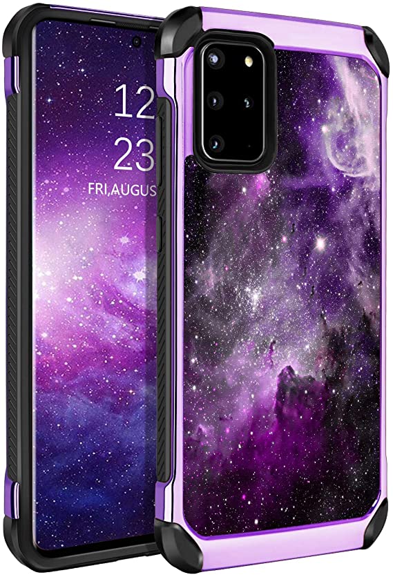 BENTOBEN Samsung Galaxy S20 Plus Case 6.7 Inch, 2 in 1 Slim Hybrid Hard Cover Soft Rubber Bumper Rugged Shockproof Protective Phone Case for Samsung Galaxy S20  5G 2020, Nebula