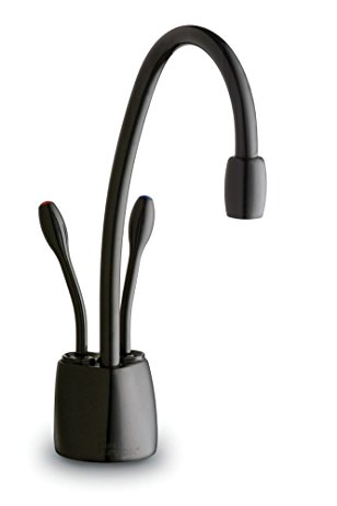 InSinkErator F-HC1100MBLK Indulge Contemporary Hot and Cold Water Dispenser Faucet, Matte Black