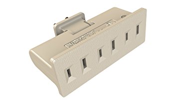 Multi Plug Wall Outlet Extender Adapter - Heavy Duty Receptacle Splitter for Your Home or Office Electrical Sockets