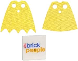 LEGO Accessories: Superheroes Replacement Batgirl and Robin Yellow Capes (Starched)