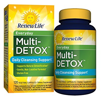 Renew Life - Multi-Detox - everyday cleanse supplement - 120 vegetable capsules