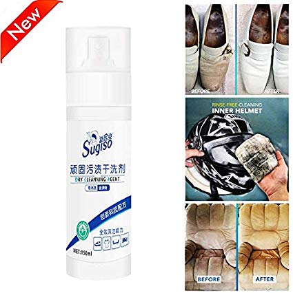 All-Purpose Convenience Down Jacket Wash-Free Spray Multifunctional Waterless Clothing Cleansing Foam Rinse -Free Agent Liquid Stubborn Stain Cleaner Spray Eliminate Harmful Contaminants Odor,150ML